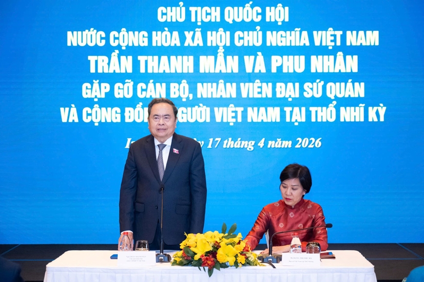 Chủ tịch Quốc hội Trần Thanh Mẫn gặp gỡ cộng đồng người Việt Nam tại Thổ Nhĩ Kỳ