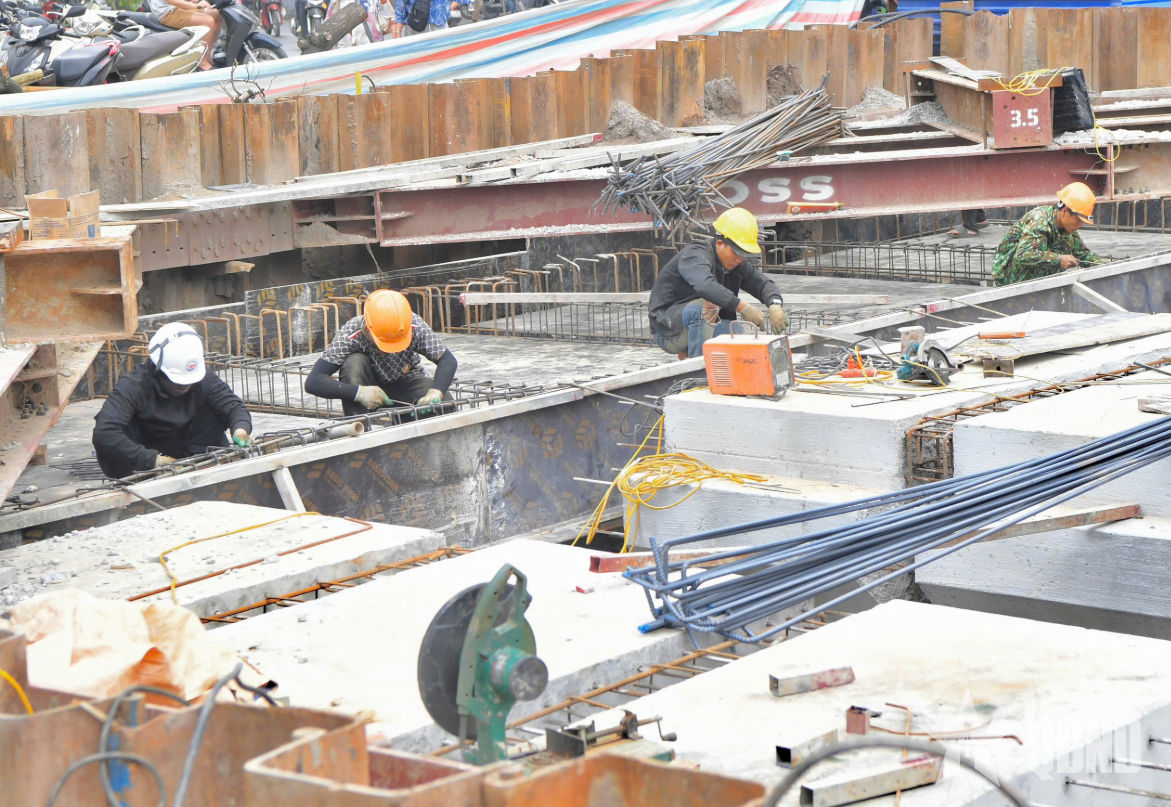 Tăng tốc thi công bể ngầm chống ngập