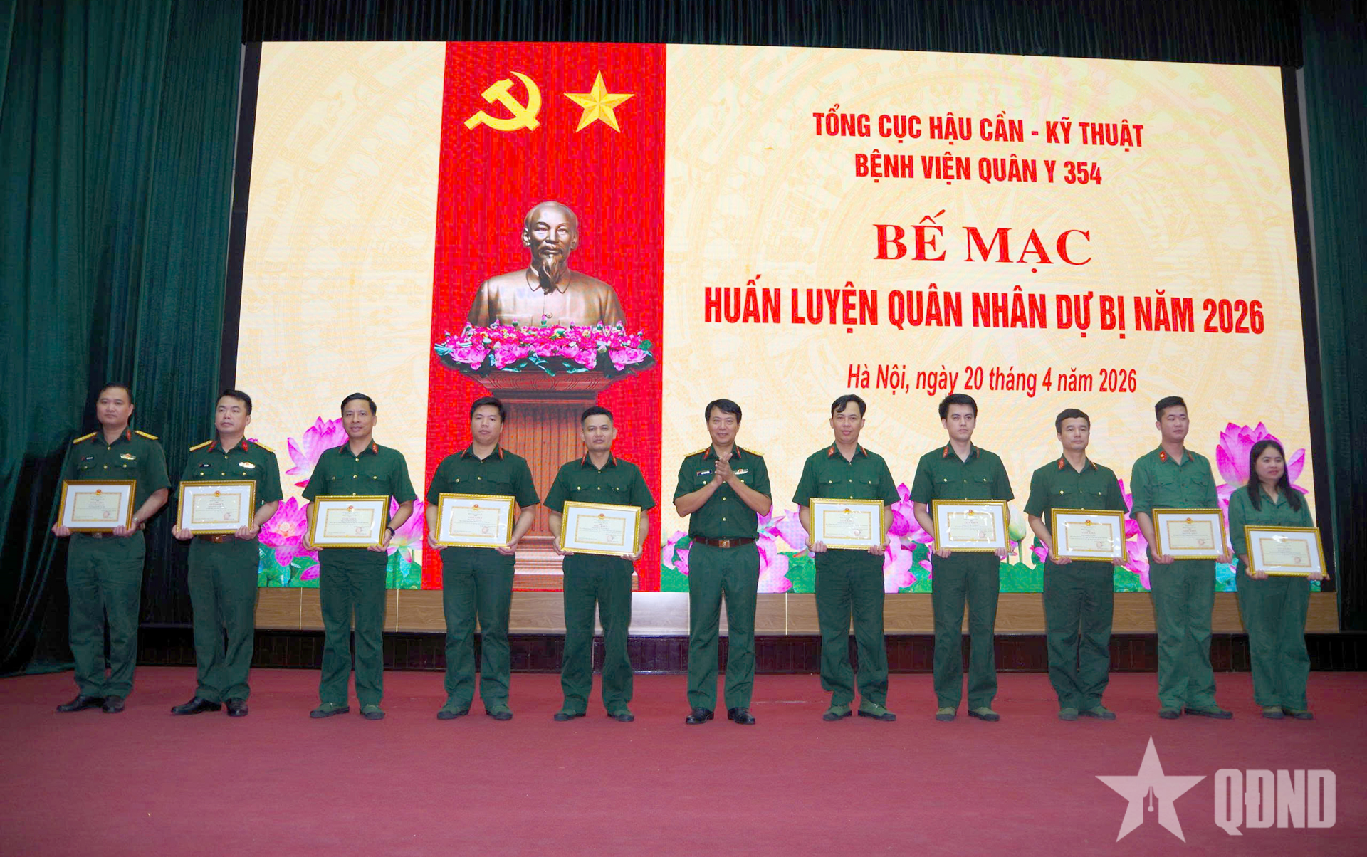 Bệnh viện Quân y 354 nâng cao chất lượng huấn luyện quân nhân dự bị năm 2026