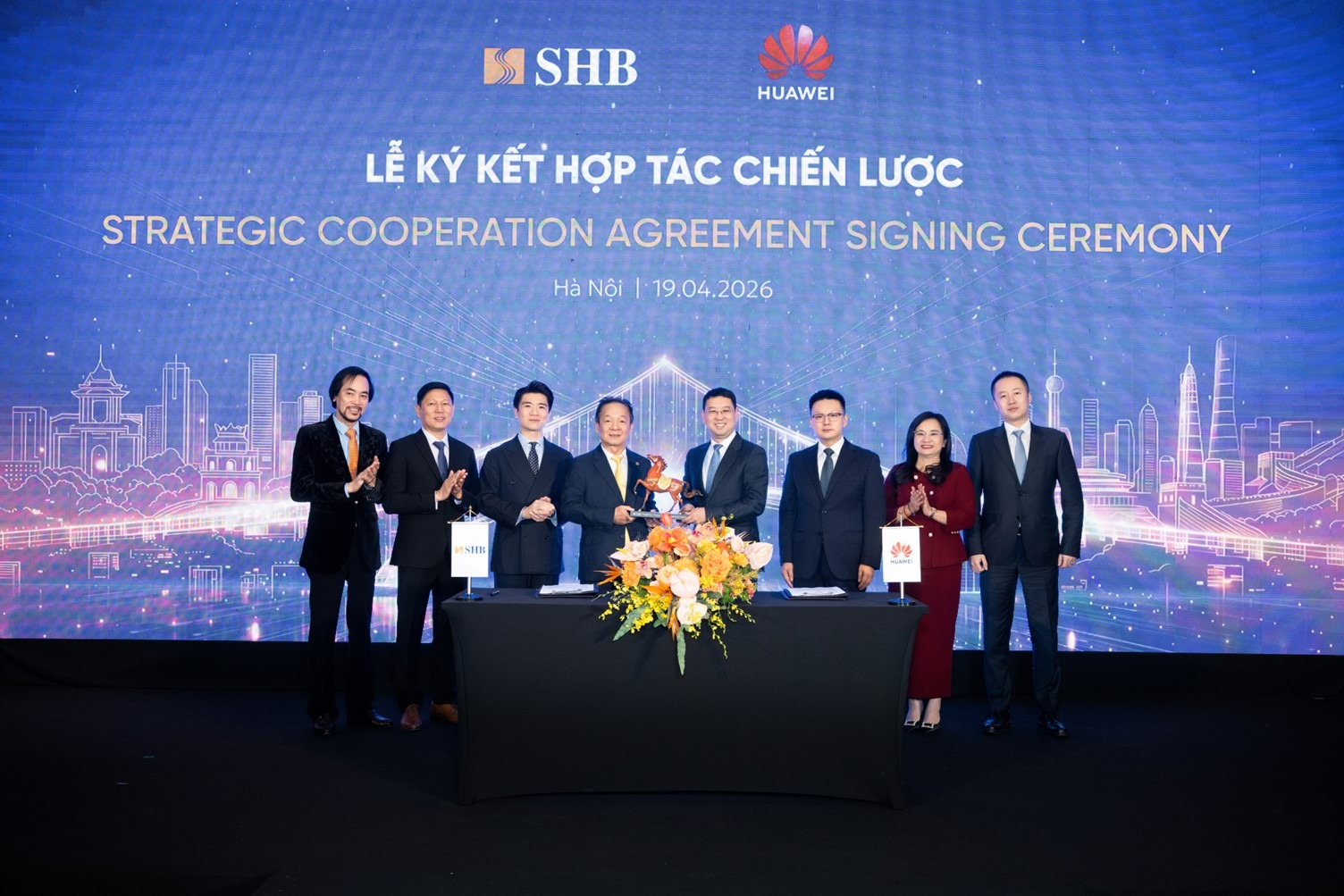 SHB hợp tác chiến lược với Huawei