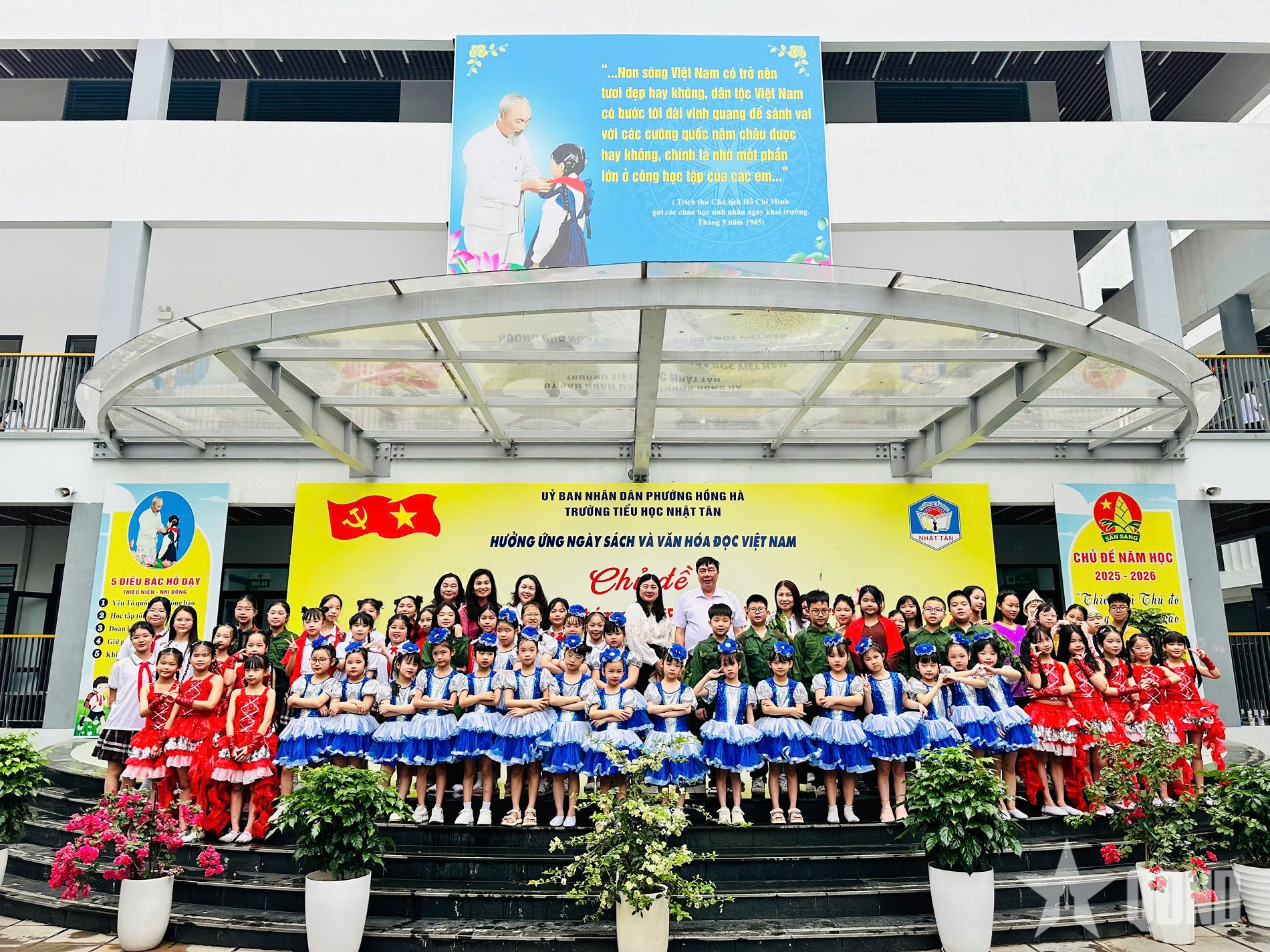 Ngày hội sách ở Trường Tiểu học Nhật Tân: Lan tỏa văn hóa đọc trong học sinh