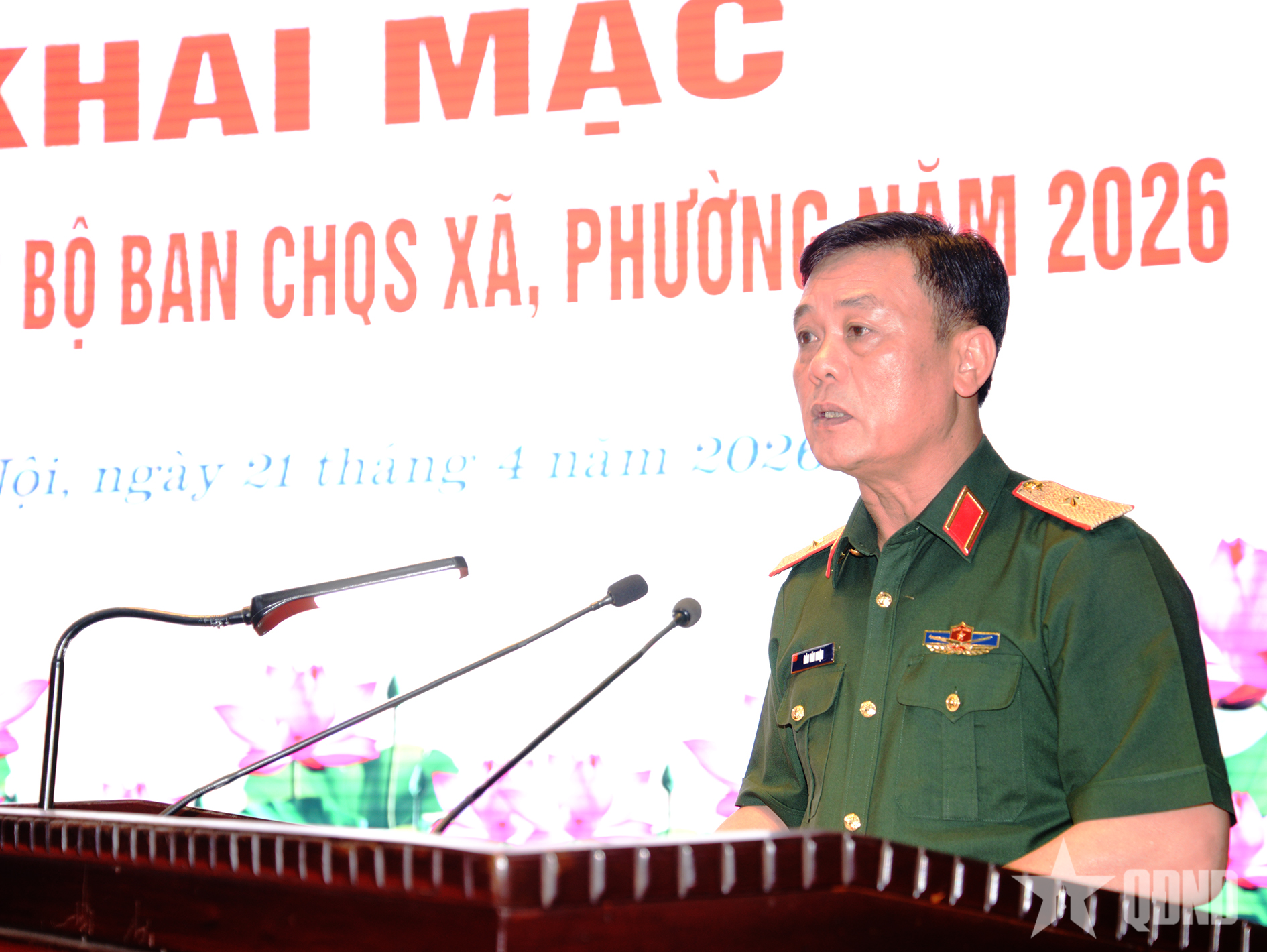 Bộ tư lệnh Thủ đô Hà Nội khai mạc tập huấn cán bộ Ban CHQS xã, phường năm 2026