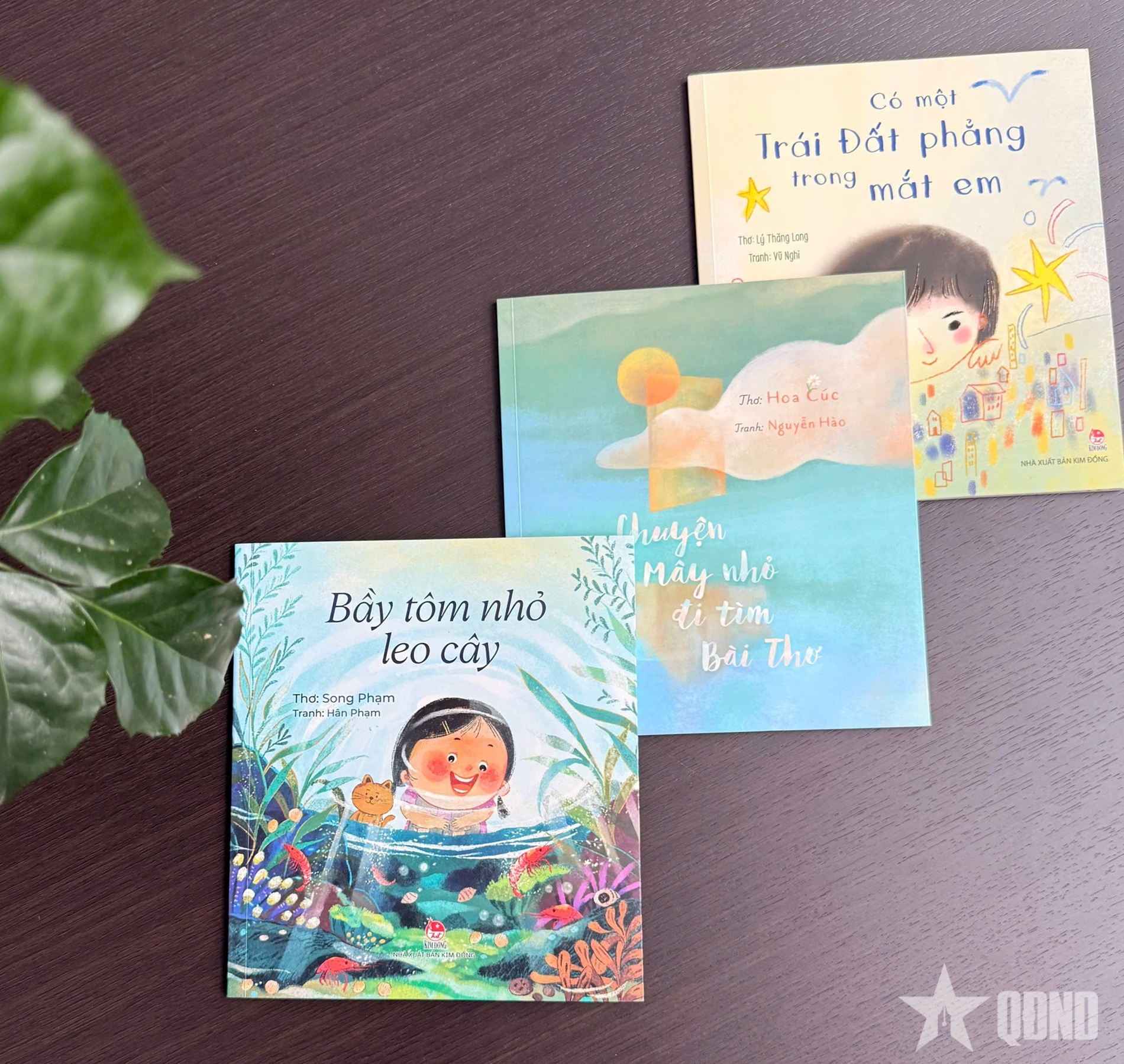 Nhà xuất bản Kim Đồng giới thiệu 3 tập thơ mới dành cho thiếu nhi