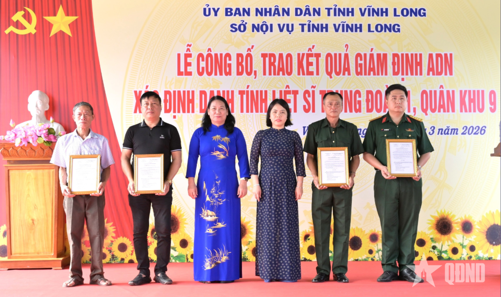 Vĩnh Long: Đẩy nhanh tiến độ xác định danh tính hài cốt liệt sĩ