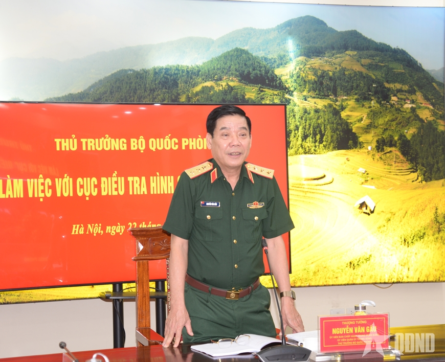 Cục Điều tra hình sự (Bộ Quốc phòng): Chủ động tham mưu đề xuất chủ trương, biện pháp phòng, chống vi phạm pháp luật, tội phạm 