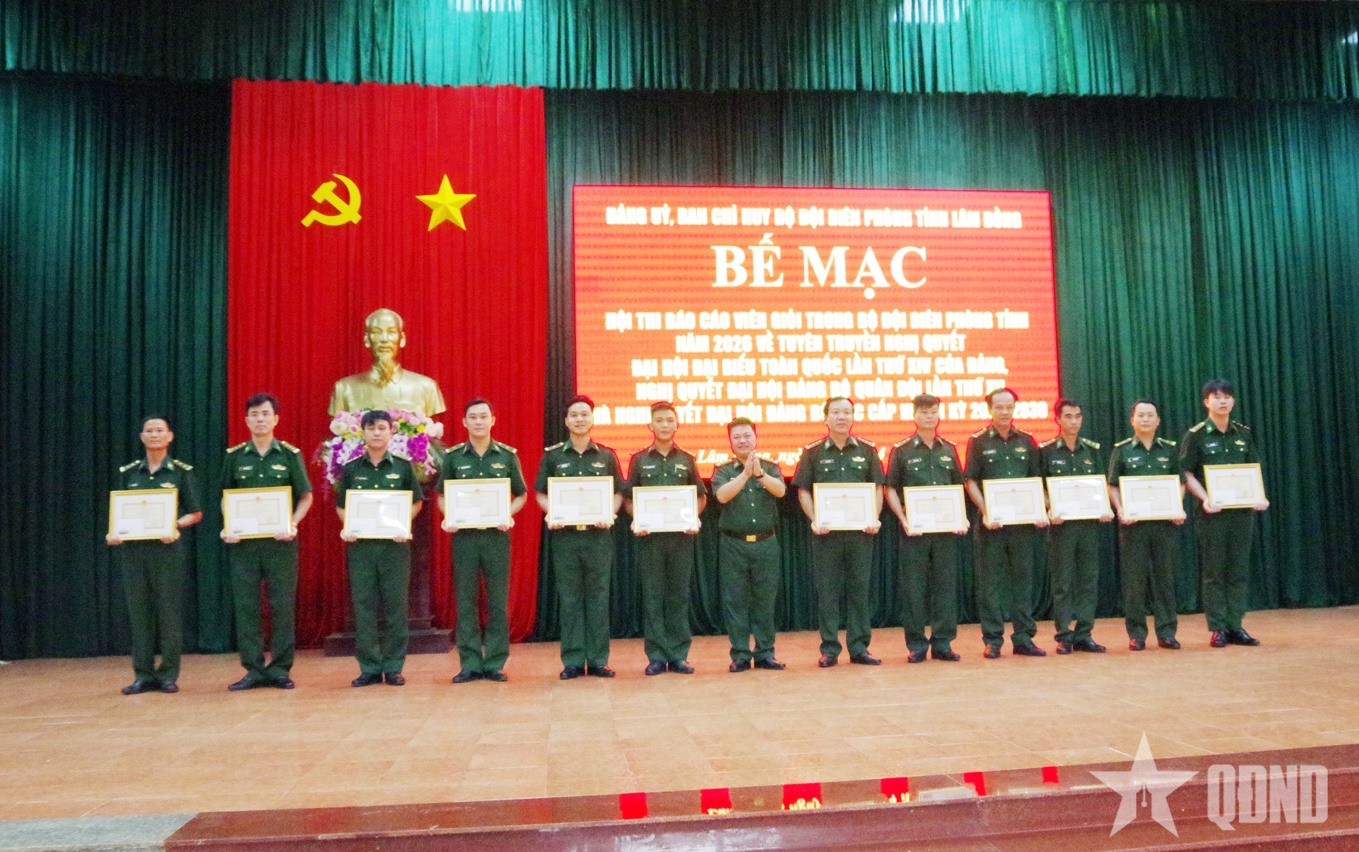 Bộ đội Biên phòng tỉnh Lâm Đồng thi báo cáo viên giỏi