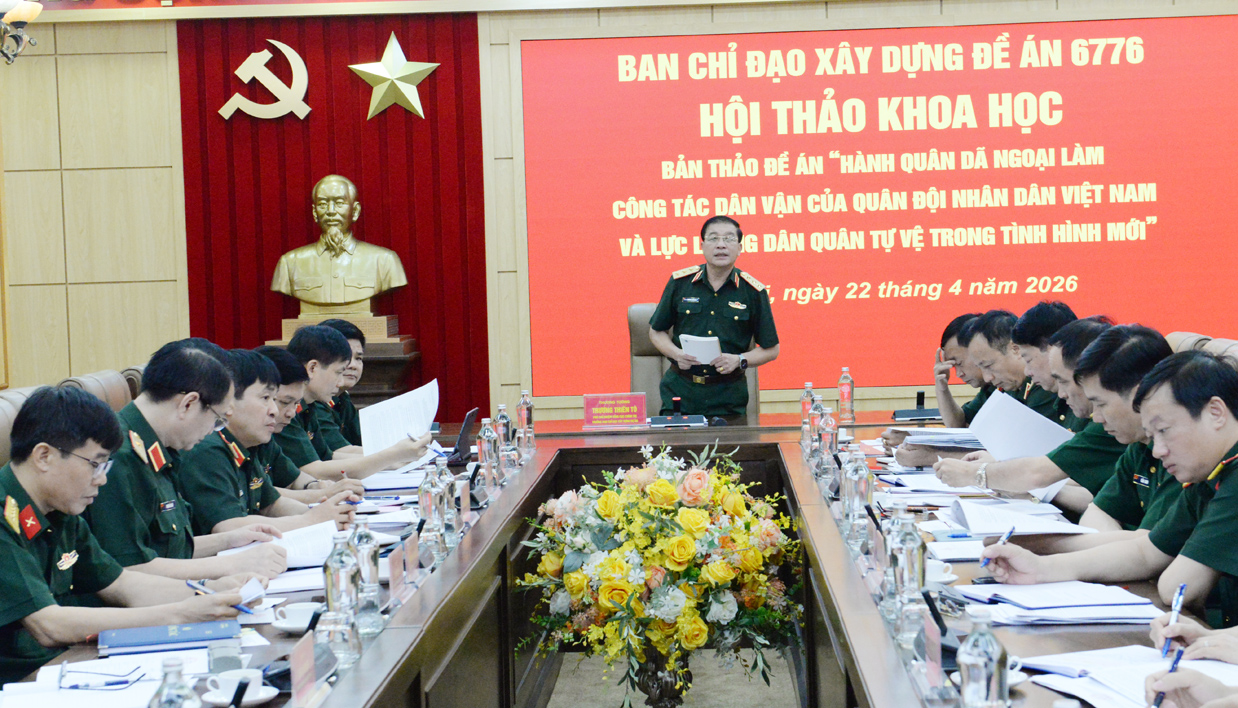 Chuẩn hóa mô hình, tổ chức thực hiện nhiệm vụ hành quân dã ngoại làm công tác dân vận