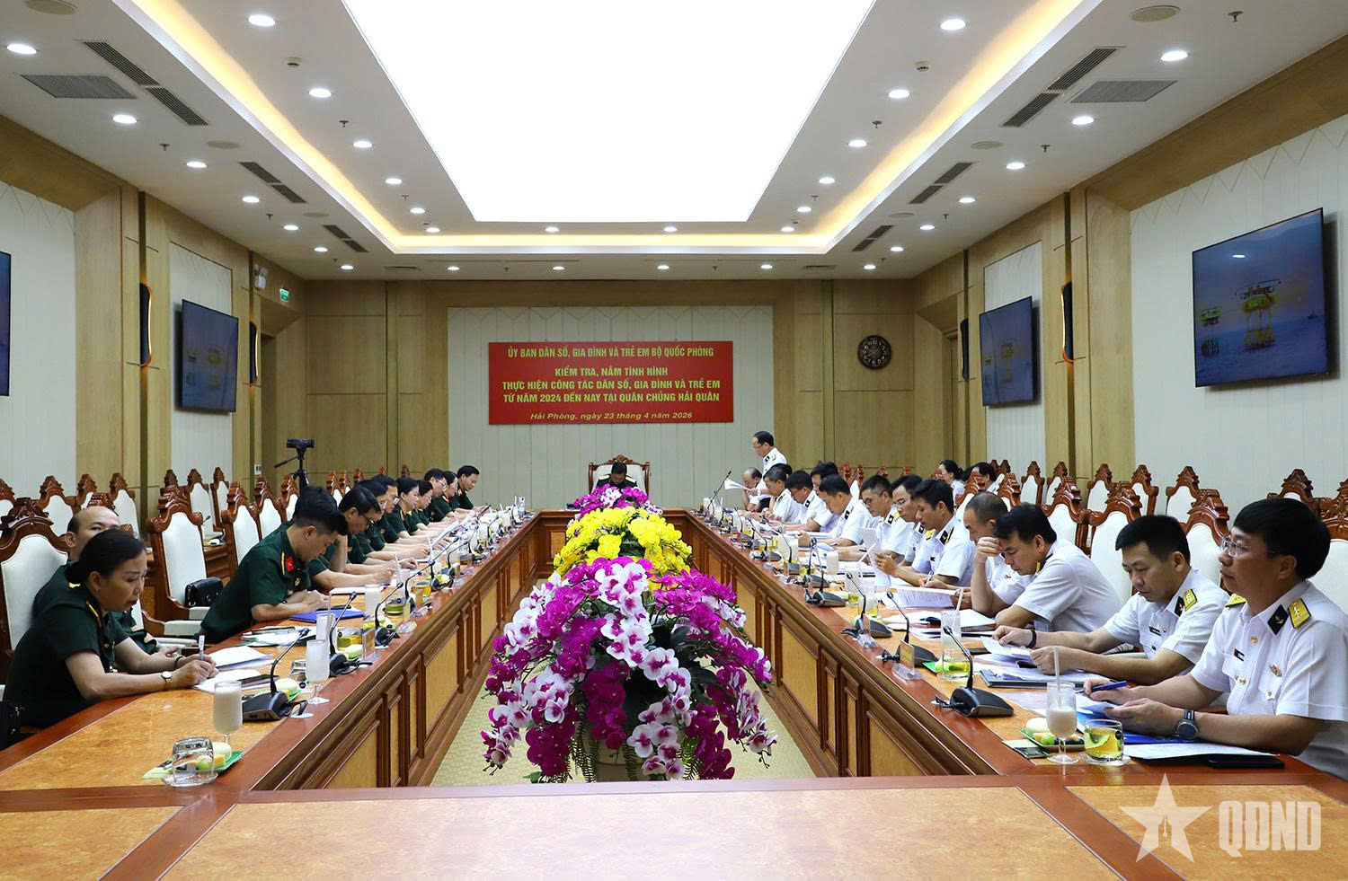 Quân chủng Hải quân thực hiện tốt công tác dân số, gia đình và trẻ em

