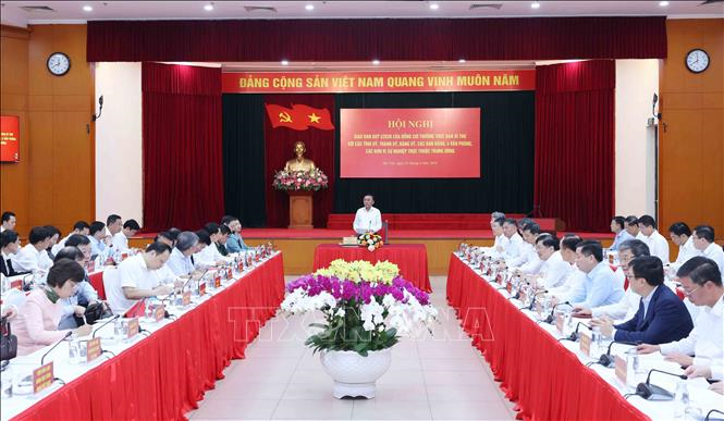 Thường trực Ban Bí thư Trần Cẩm Tú: Hoàn thiện thể chế, chính sách, hiện thực hóa mục tiêu tăng trưởng 2 con số