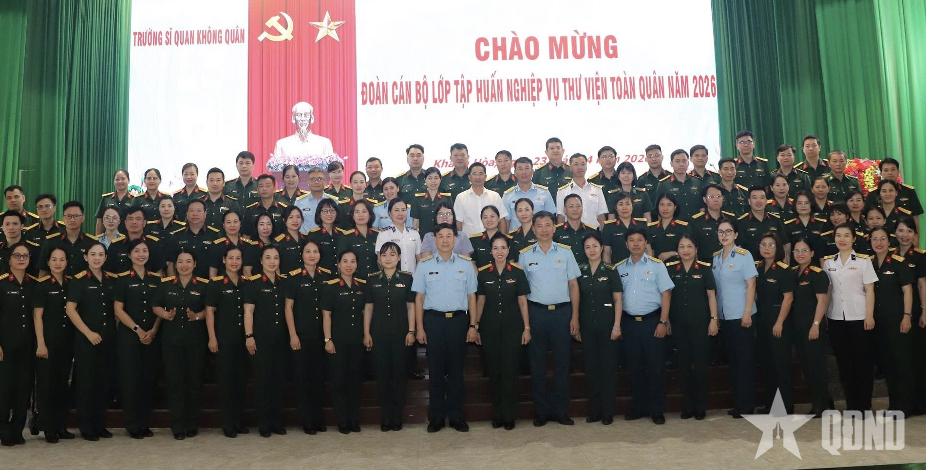 Lớp tập huấn thư viện toàn quân ấn tượng với môi trường đào tạo hiện đại tại Trường Sĩ quan Không quân