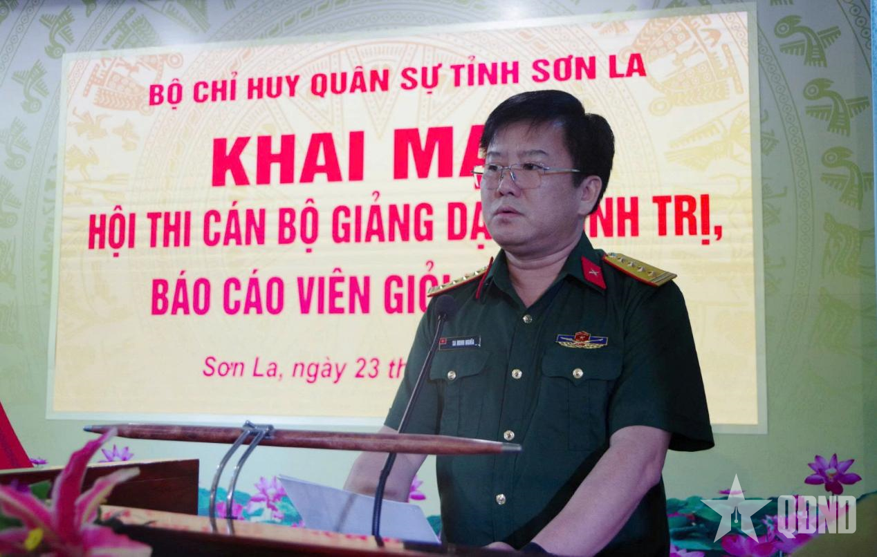 Sơn La: 46 cán bộ tham gia thi giảng dạy chính trị, báo cáo viên giỏi