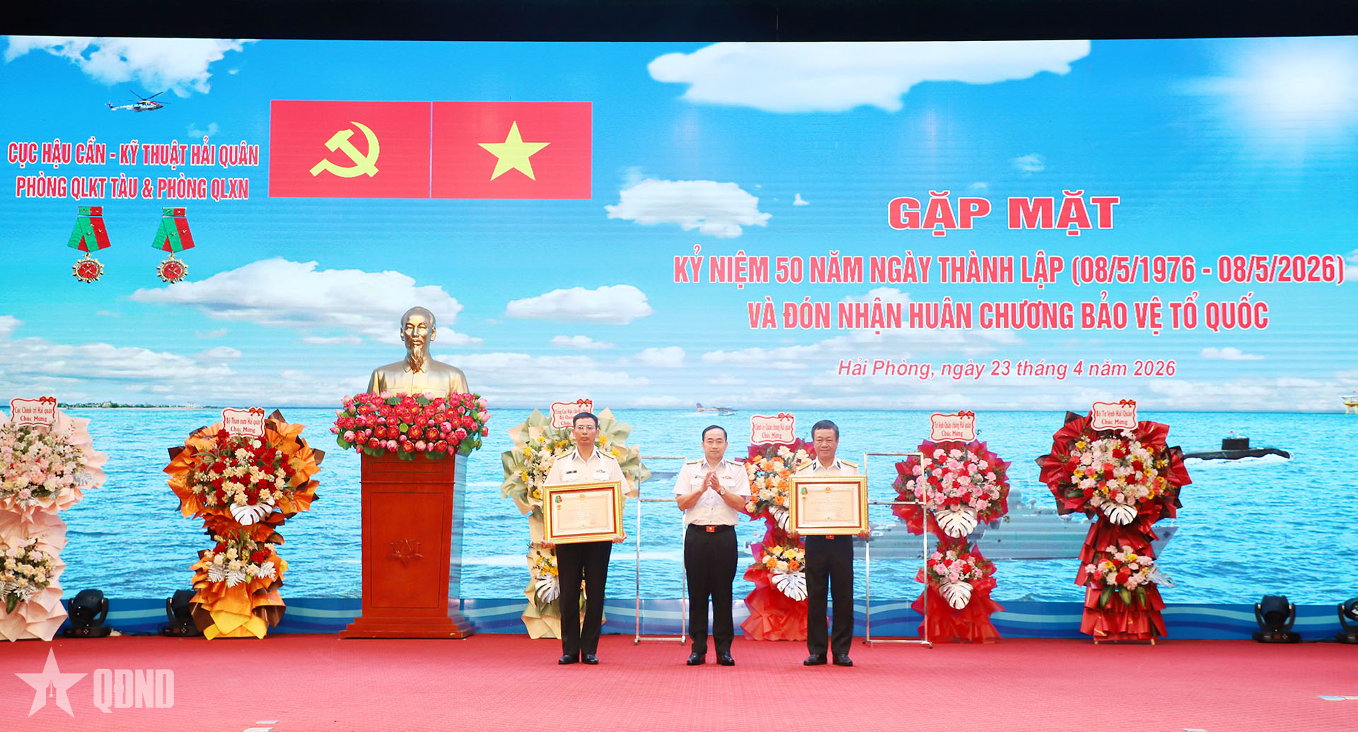 Kỷ niệm 50 năm Ngày thành lập Phòng Quản lý kỹ thuật tàu và Phòng Quản lý xí nghiệp (Quân chủng Hải quân)
