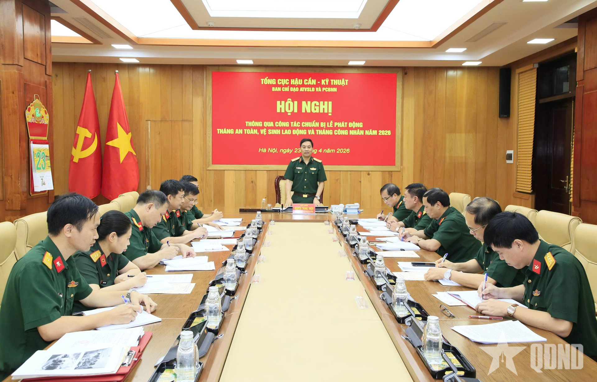 Tổng cục Hậu cần - Kỹ thuật: Bảo đảm tổ chức hiệu quả Tháng hành động về an toàn, vệ sinh lao động năm 2026