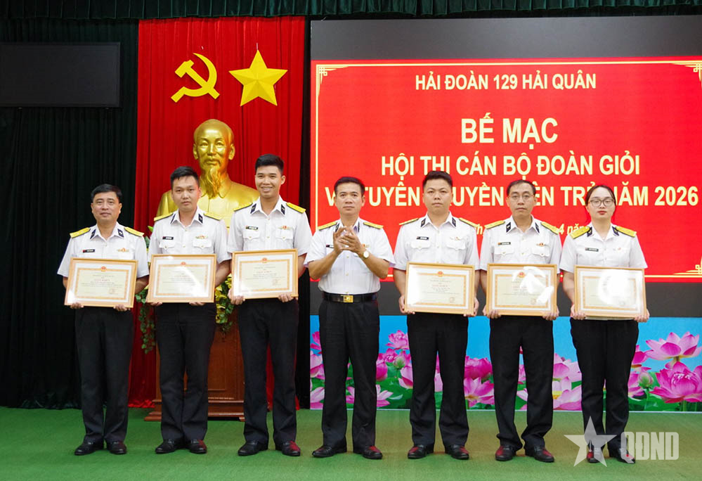 Hải đoàn 129 thi cán bộ Đoàn giỏi và tuyên truyền viên trẻ