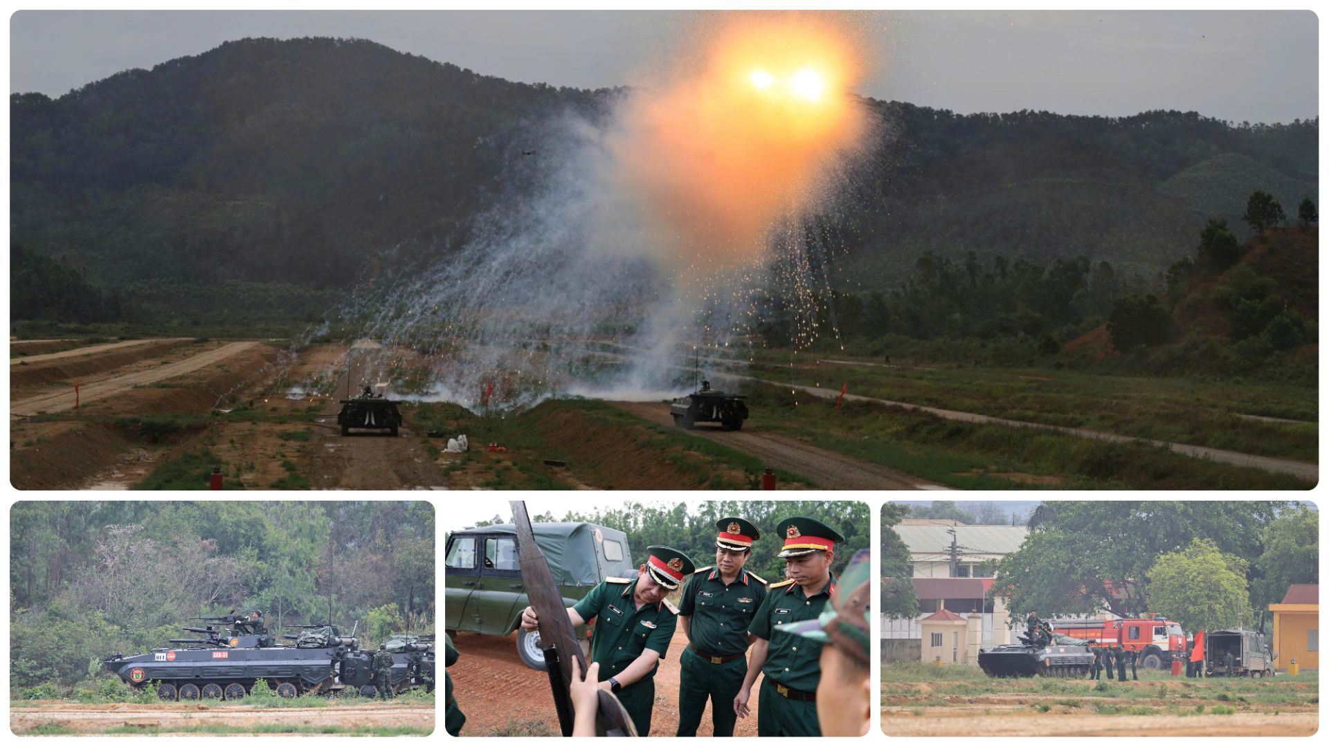 Nghiệm thu bắn kiểm tra hệ thống vũ khí, khí tài trên xe chiến đấu bộ binh XCB-01