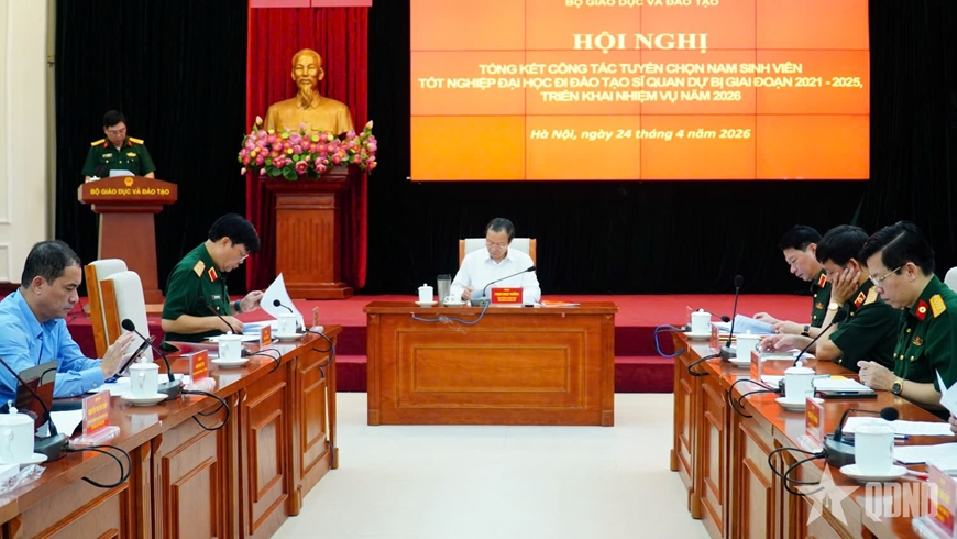 Ho&agrave;n th&agrave;nh tốt c&ocirc;ng t&aacute;c tuyển chọn nam sinh vi&ecirc;n tốt nghiệp đại học đ&agrave;o tạo sĩ quan dự bị