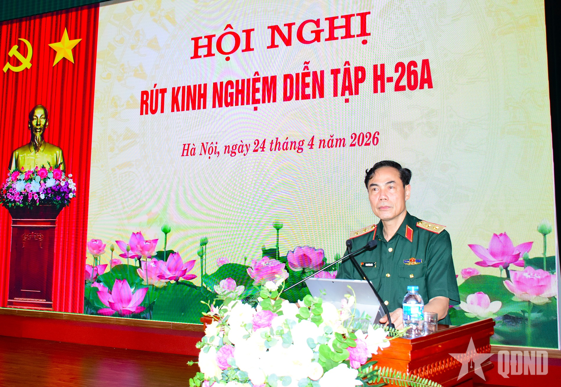 Học viện Hậu cần rút kinh nghiệm diễn tập H-26A