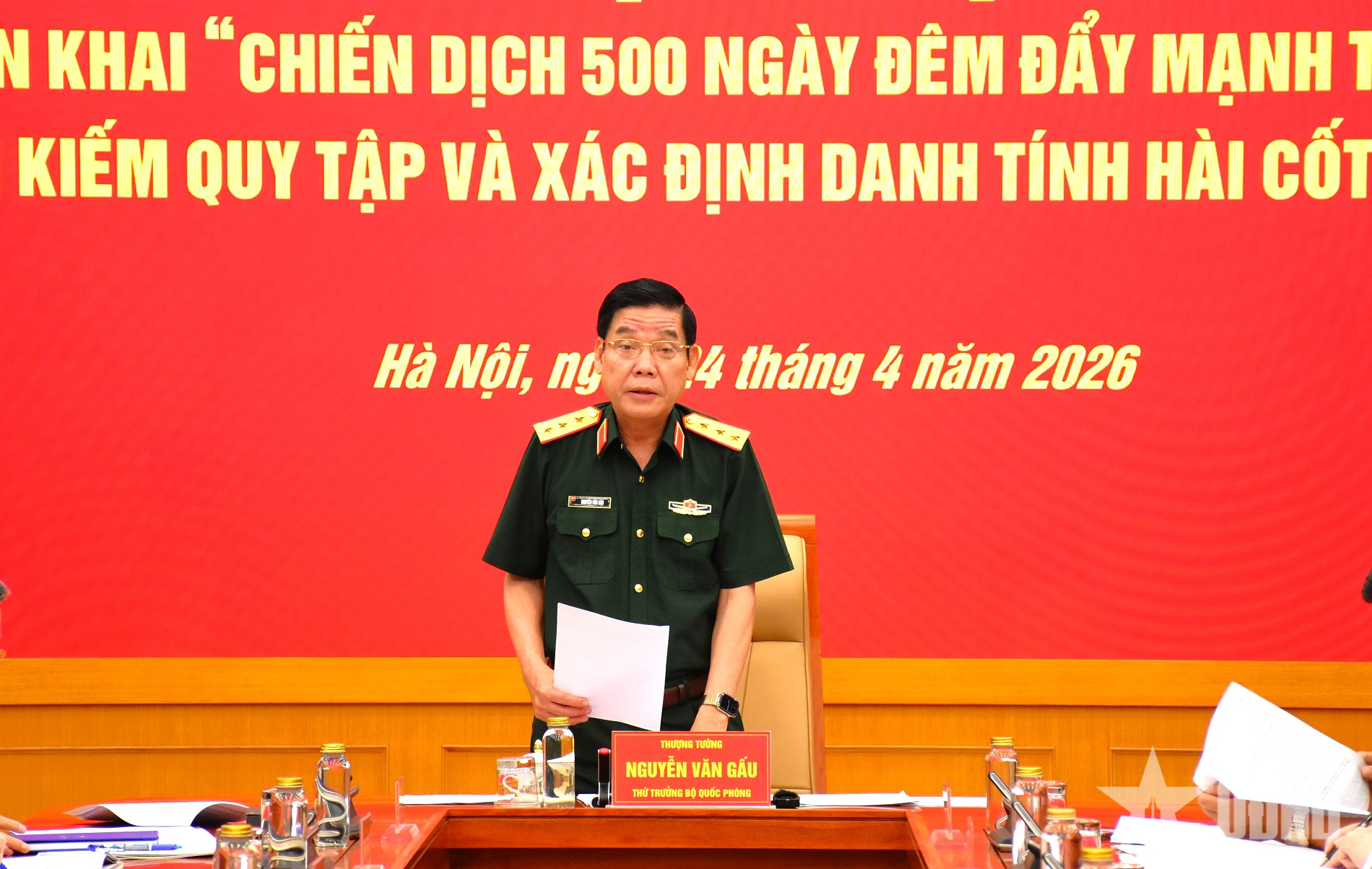 Đẩy mạnh Chiến dịch 500 ngày đêm tìm kiếm, quy tập và xác định danh tính hài cốt liệt sĩ