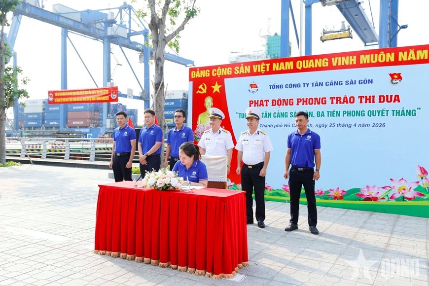 Tuổi trẻ Tân Cảng Sài Gòn quyết tâm thực hiện “3 tiên phong quyết thắng”