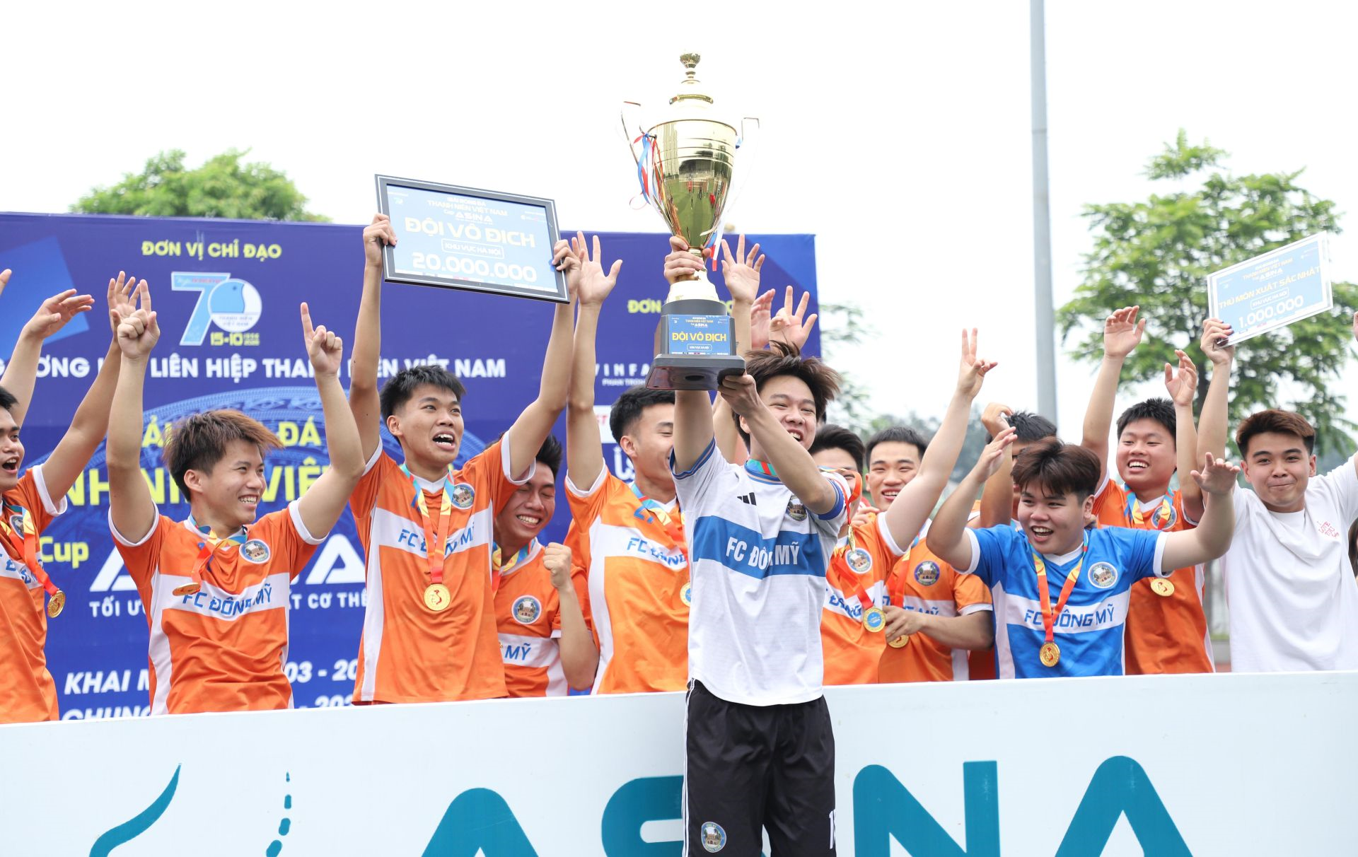 Đông Mỹ FC vô địch Giải bóng đá Thanh niên Việt Nam - Cúp ASINA 2026