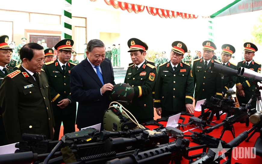 Tổng Bí thư, Chủ tịch nước Tô Lâm dự Lễ đón nhận danh hiệu Anh hùng Lực lượng vũ trang nhân dân của Quân khu 5