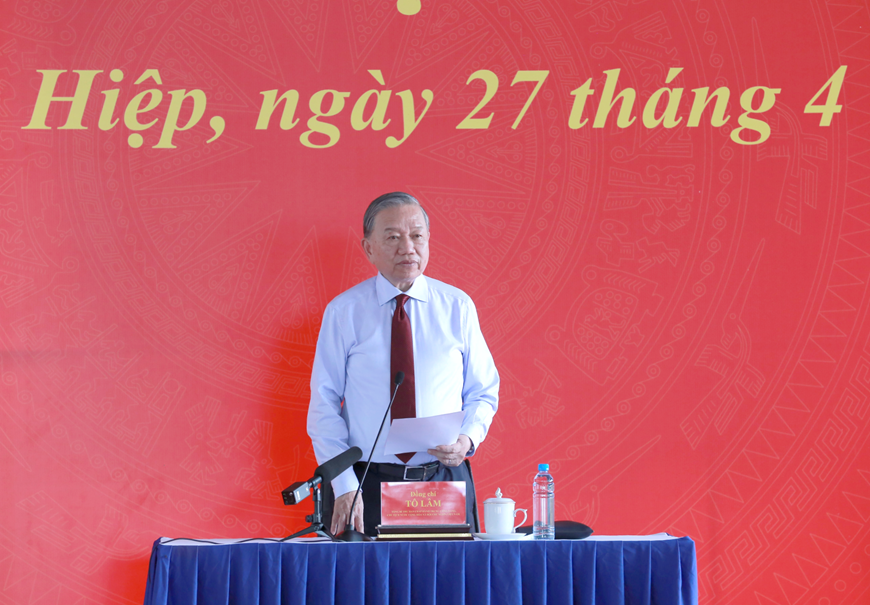 To&agrave;n văn nội dung n&oacute;i chuyện của Tổng B&iacute; thư, Chủ tịch nước T&ocirc; L&acirc;m với c&ocirc;ng nh&acirc;n, người lao động Th&agrave;nh phố Hồ Ch&iacute; Minh