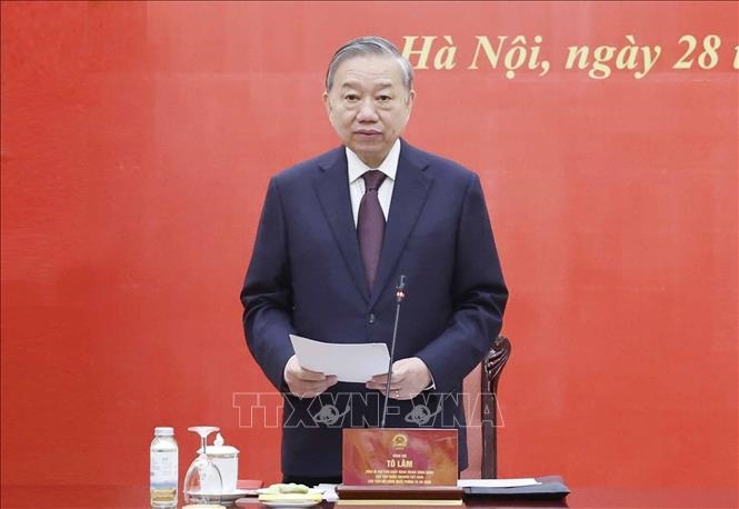 Tổng B&iacute; thư, Chủ tịch nước T&ocirc; L&acirc;m chủ tr&igrave; Phi&ecirc;n họp thứ nhất Hội đồng Quốc ph&ograve;ng v&agrave; An ninh nhiệm kỳ 2026-2031