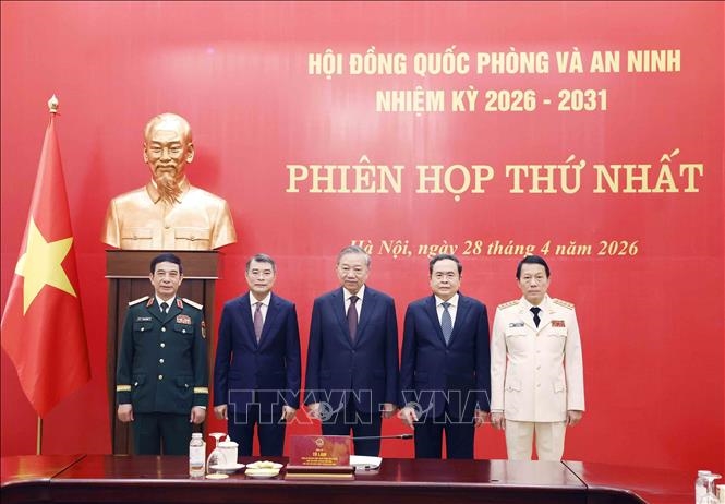 Tổng B&iacute; thư, Chủ tịch nước T&ocirc; L&acirc;m chủ tr&igrave; Phi&ecirc;n họp thứ nhất Hội đồng Quốc ph&ograve;ng v&agrave; An ninh nhiệm kỳ 2026-2031