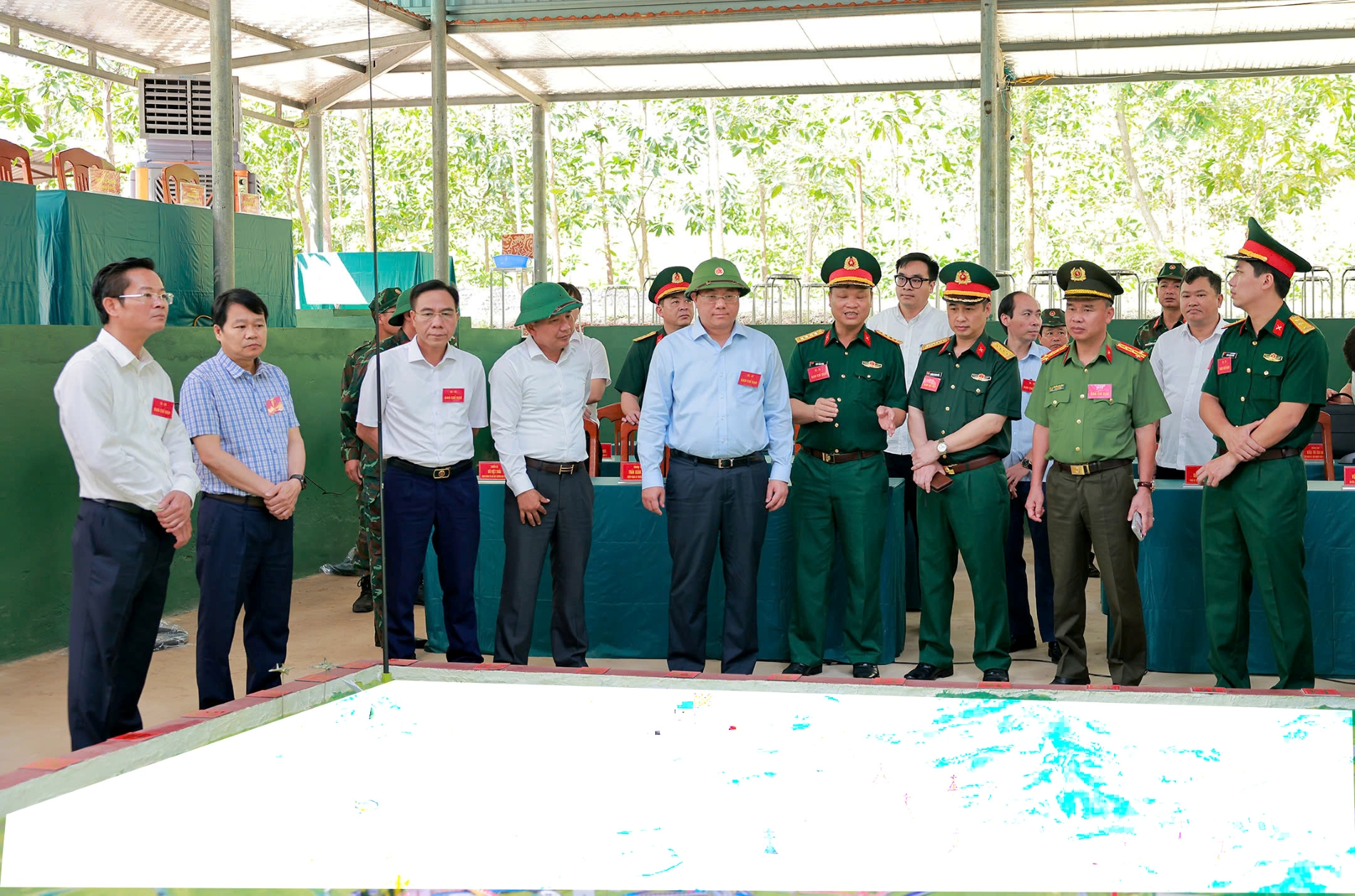 Luyện tập tổng hợp diễn tập tác chiến xã Đồng Lương, tỉnh Phú Thọ