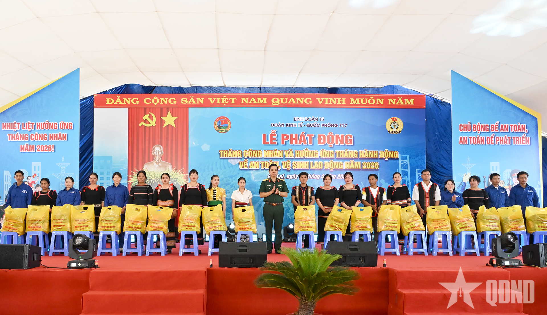 Đoàn Kinh tế - Quốc phòng 717: Nhiều hoạt động thiết thực trong Tháng Công nhân năm 2026