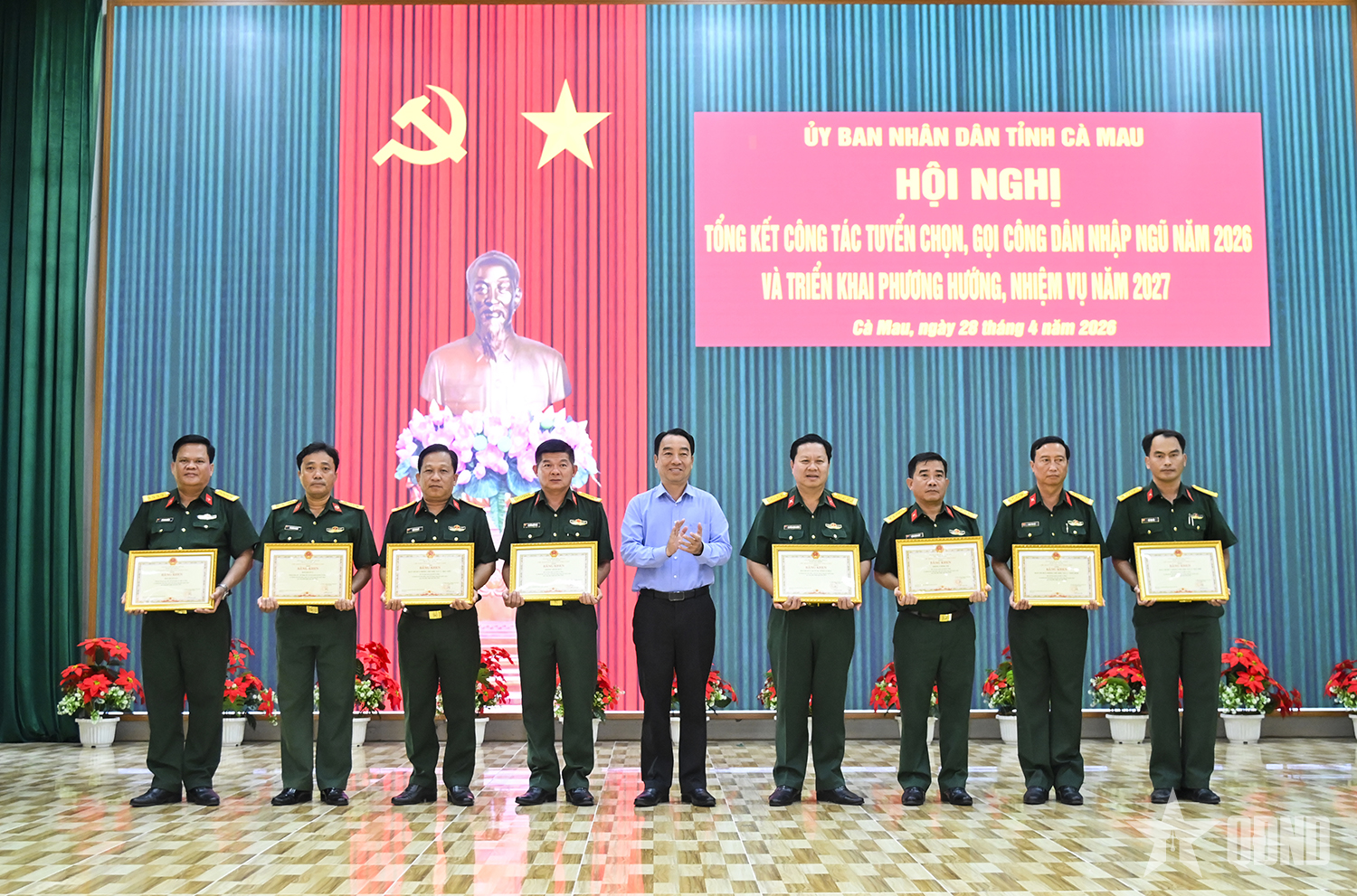 Cà Mau hoàn thành 100% chỉ tiêu tuyển quân