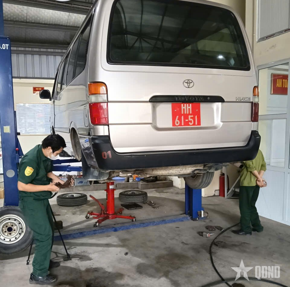 Học viện Quân y thực hiện chính quy công tác xe - máy
