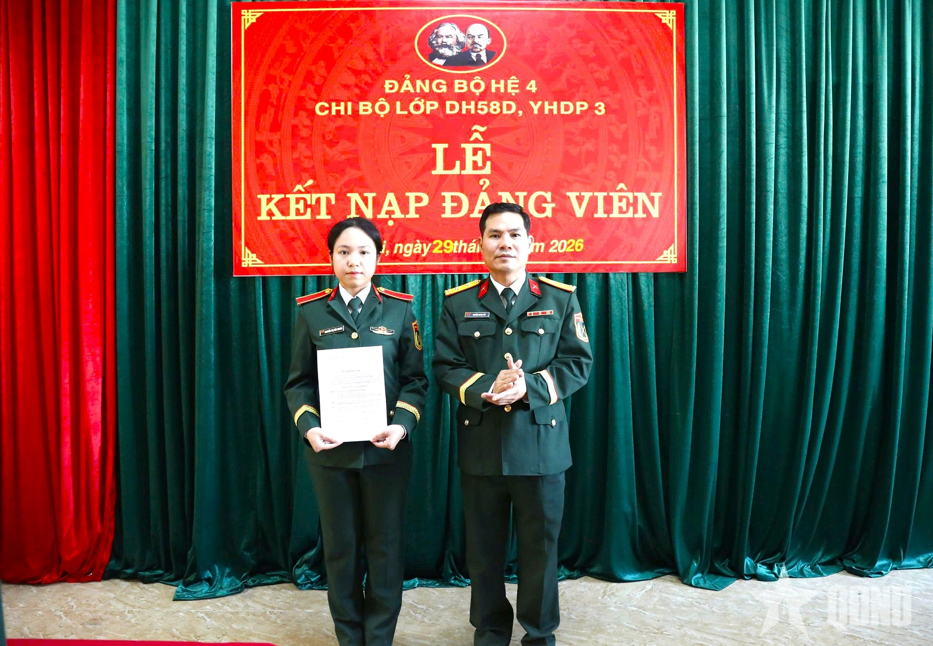 Học viện Quân y: 115 quần chúng ưu tú vinh dự đứng trong hàng ngũ của Đảng