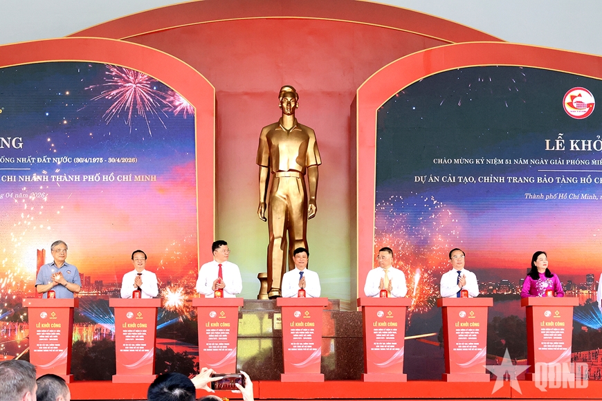 TP Hồ Ch&iacute; Minh khởi c&ocirc;ng c&aacute;c dự &aacute;n quan trọng ch&agrave;o mừng ng&agrave;y 30-4