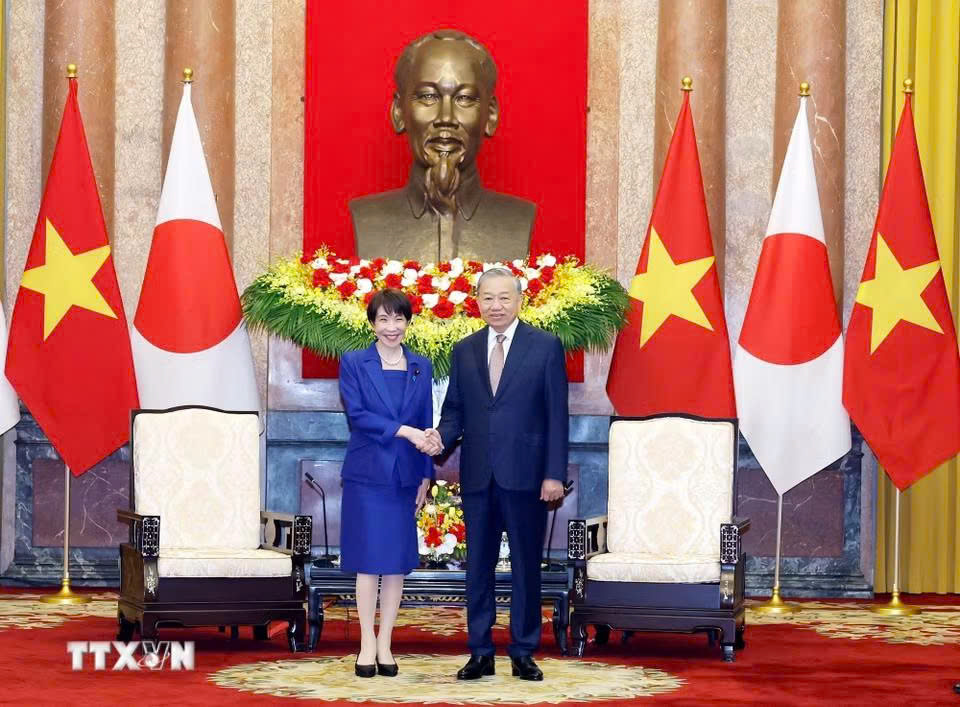Tổng Bí thư, Chủ tịch nước Tô Lâm tiếp Thủ tướng Nhật Bản