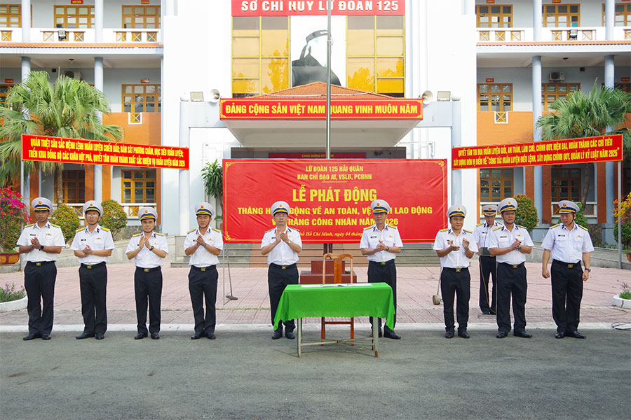 Vì môi trường làm việc an toàn, Lữ đoàn 125 hành động thiết thực
