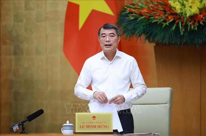 Thủ tướng L&ecirc; Minh Hưng chủ tr&igrave; phi&ecirc;n họp Ch&iacute;nh phủ thường kỳ th&aacute;ng 4-2026