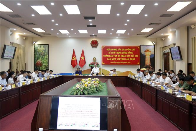 Đoàn công tác Trung ương làm việc về triển khai dự án động lực ven biển Lâm Đồng