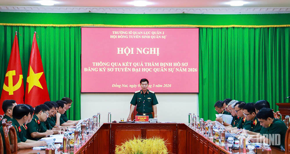 Hồ sơ đăng ký sơ tuyển vào Trường Sĩ quan Lục quân 2 tăng hơn 200%