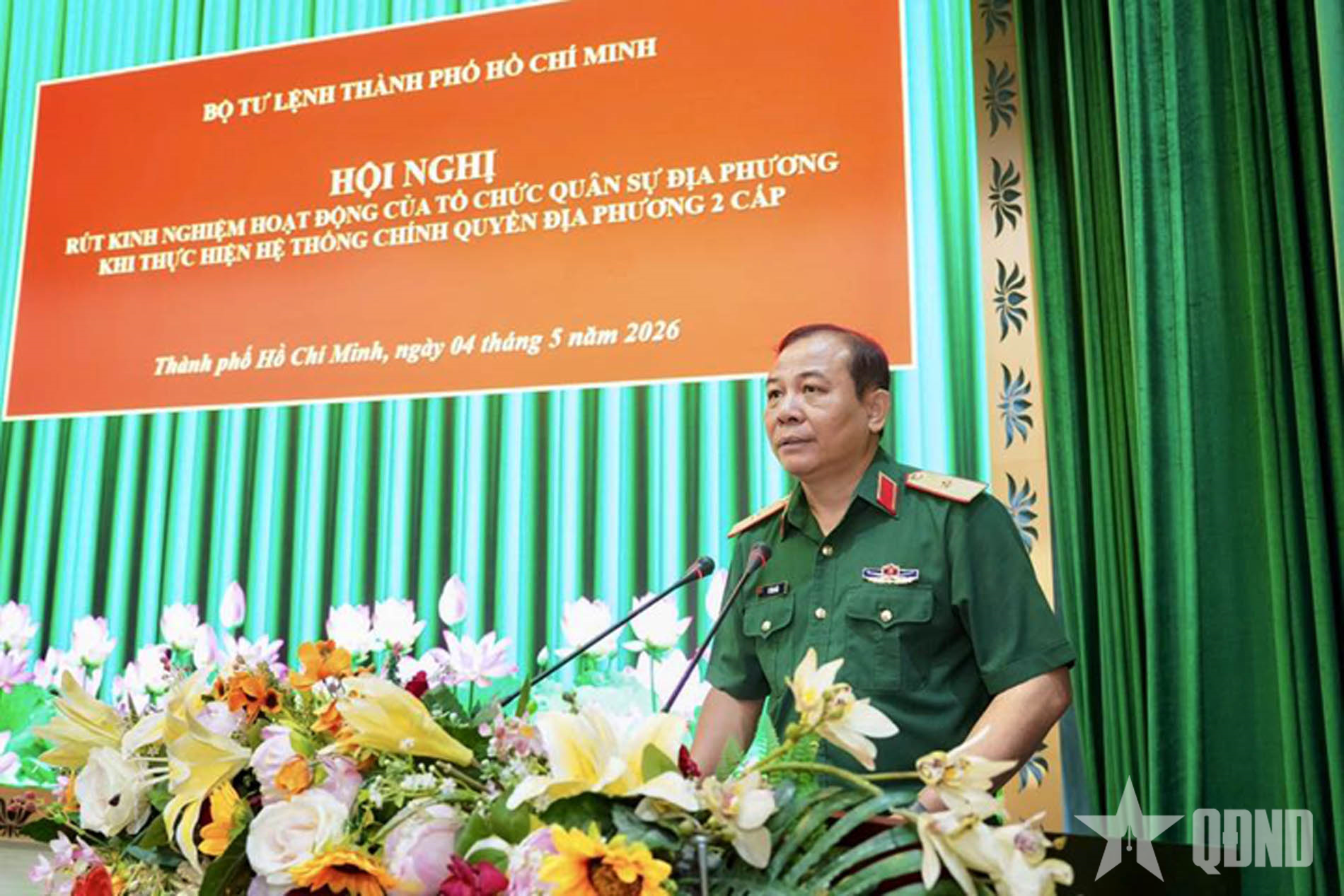 TP Hồ Chí Minh: Nâng cao hoạt động tổ chức quân sự địa phương trong thực hiện chính quyền địa phương 2 cấp