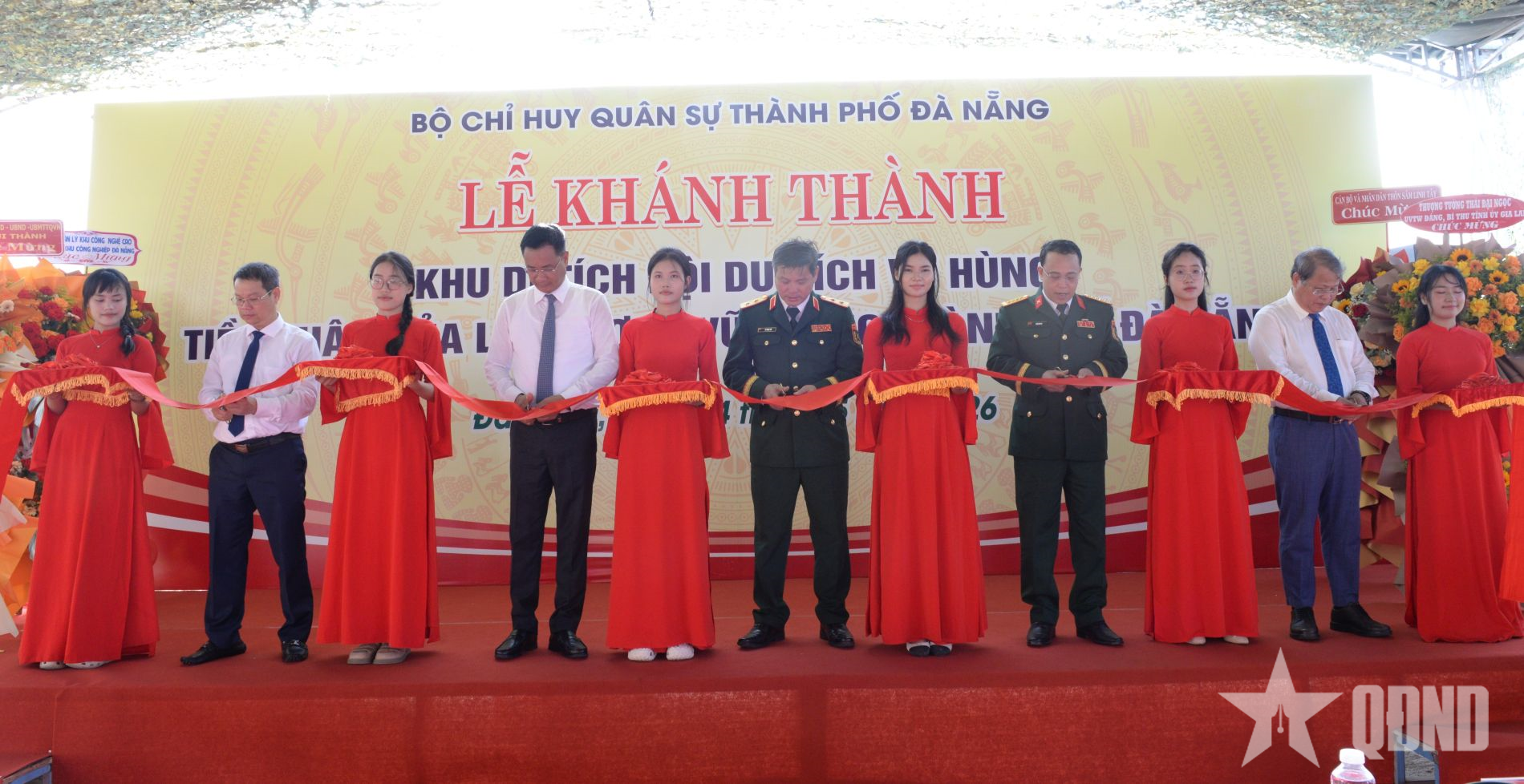 Bộ CHQS TP Đà Nẵng khánh thành Khu di tích Đội du kích Vũ Hùng 