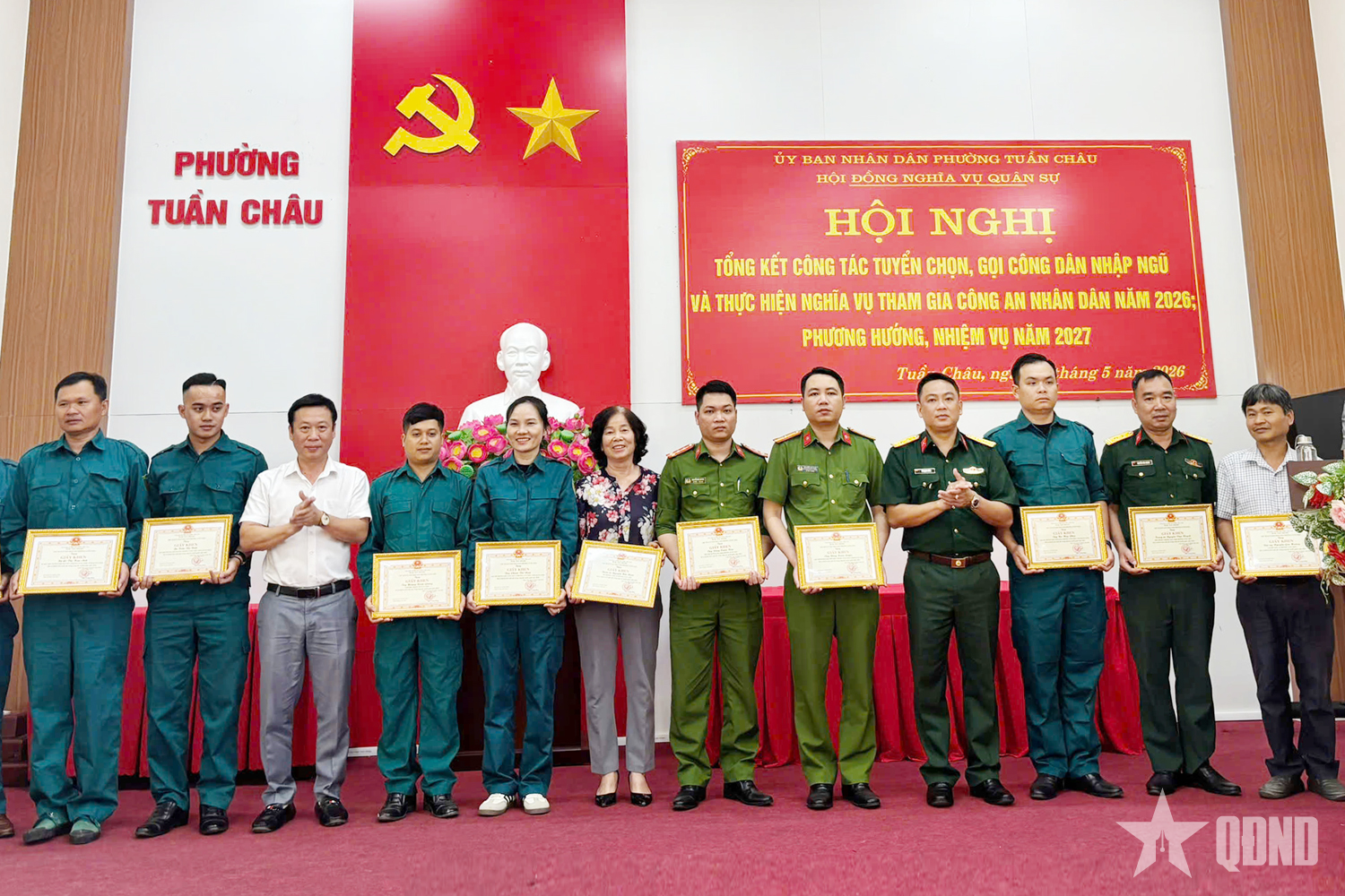 Quảng Ninh: Phường Tuần Châu tổng kết công tác tuyển quân năm 2026