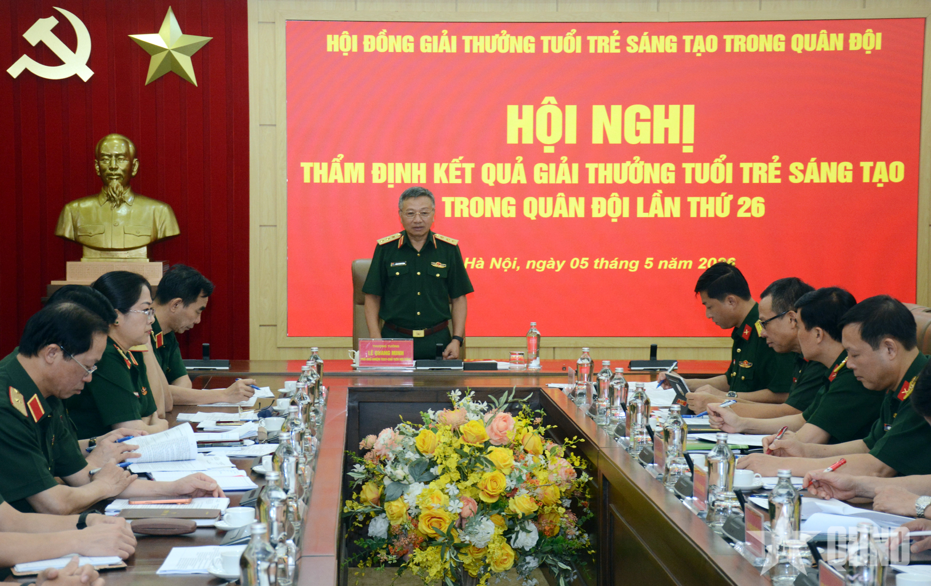 Thống nhất danh sách đề nghị trao thưởng Giải thưởng Tuổi trẻ sáng tạo trong Quân đội lần thứ 26