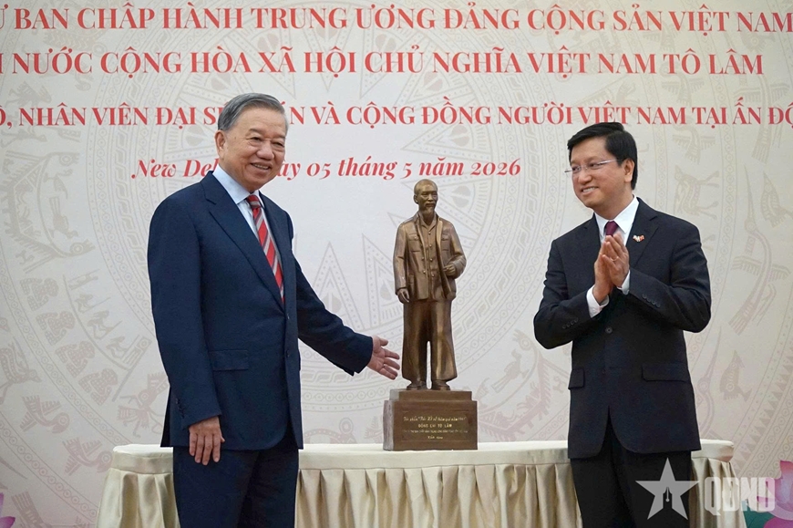 Tổng Bí thư, Chủ tịch nước Tô Lâm: Mỗi người Việt Nam tại Ấn Độ chính là một "đại sứ nhân dân"