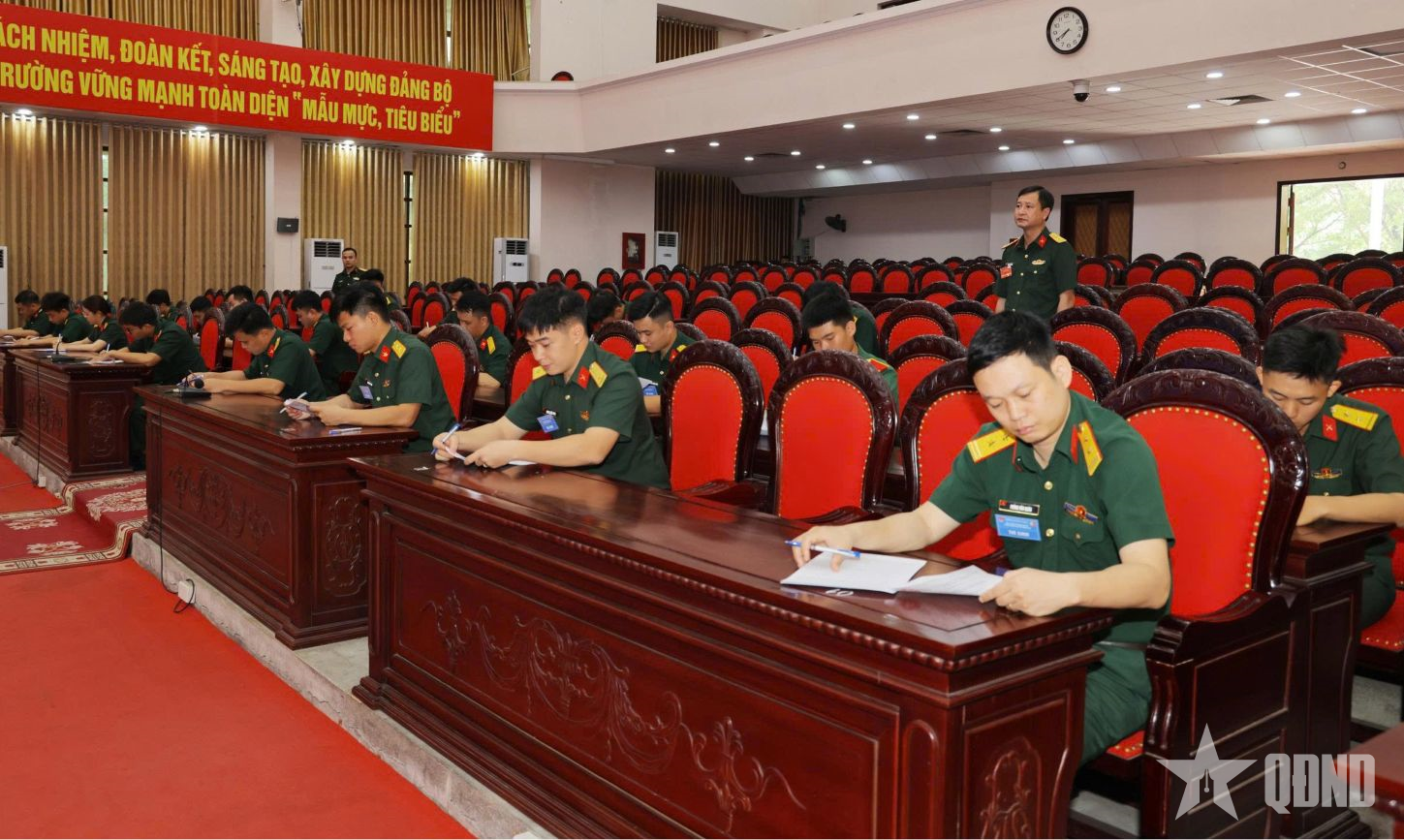 Trường Sĩ quan Lục quân 1 khai mạc hội thi cán bộ đoàn giỏi, tuyên truyền viên trẻ