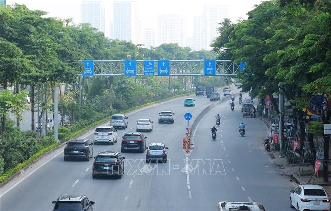 H&agrave; Nội ph&acirc;n luồng tổ chức giao th&ocirc;ng đường V&otilde; Ch&iacute; C&ocirc;ng