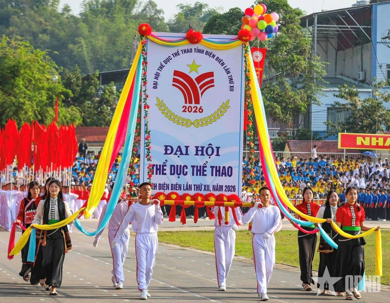 Điện Biên: Khai mạc Đại hội Thể dục thể thao lần thứ XII năm 2026 
