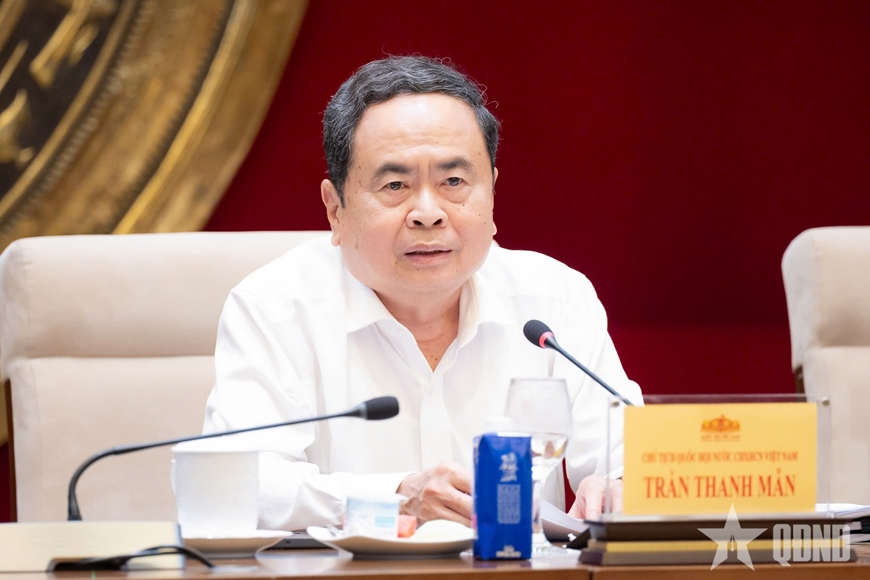 Chủ tịch Quốc hội Trần Thanh Mẫn: Kh&ocirc;ng n&eacute; tr&aacute;nh, mạnh dạn b&atilde;i bỏ c&aacute;c quy định kh&ocirc;ng c&ograve;n ph&ugrave; hợp d&ugrave; thuộc lợi &iacute;ch quản l&yacute;