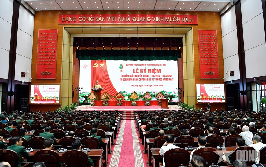 Văn ph&ograve;ng Tổng cục Ch&iacute;nh trị kỷ niệm 80 năm Ng&agrave;y truyền thống v&agrave; đ&oacute;n nhận Hu&acirc;n chương Bảo vệ Tổ quốc hạng Nhất