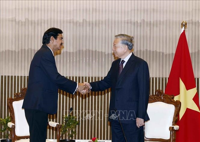 Tổng B&iacute; thư, Chủ tịch nước T&ocirc; L&acirc;m tiếp đại diện c&aacute;c tập đo&agrave;n, doanh nghiệp của Ấn Độ